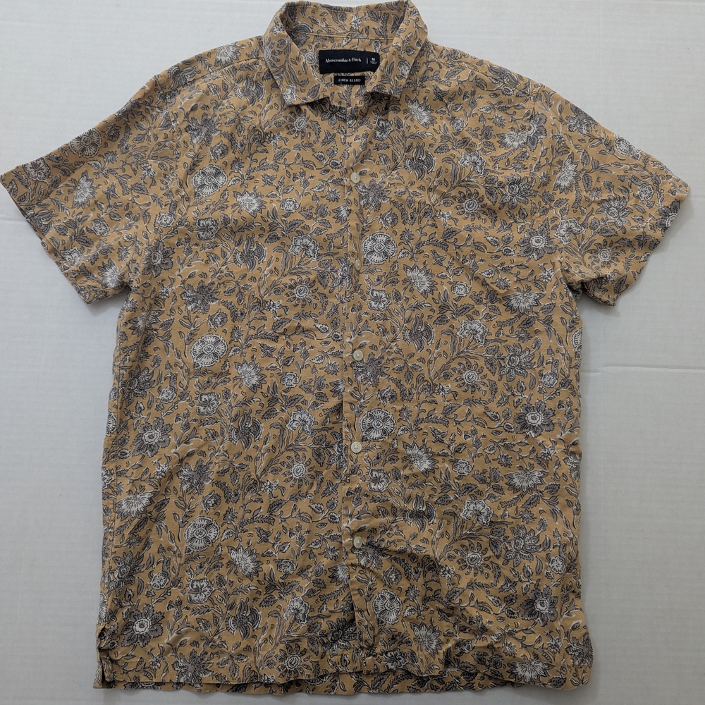 Men's Floral Short Sleeve Shirt